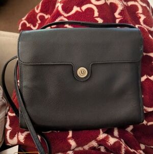 Christian Dior Black Leather Accessory